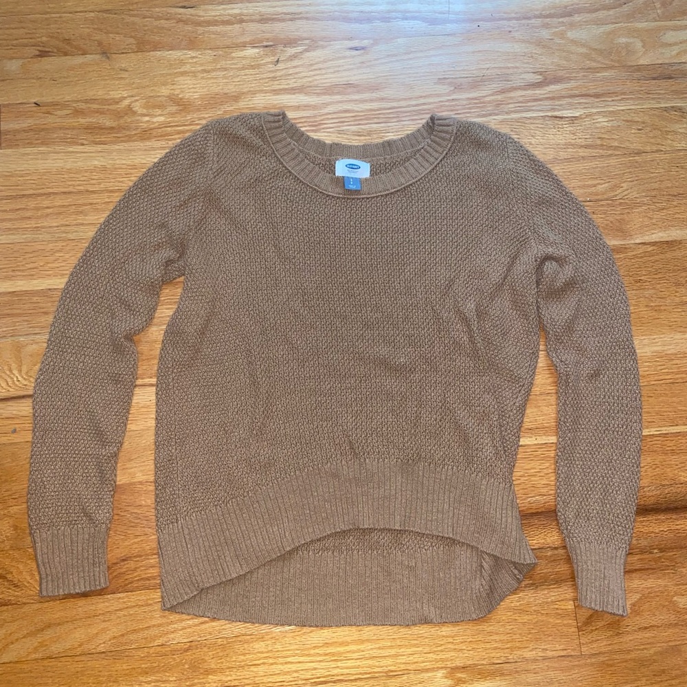 Brown knit sweater